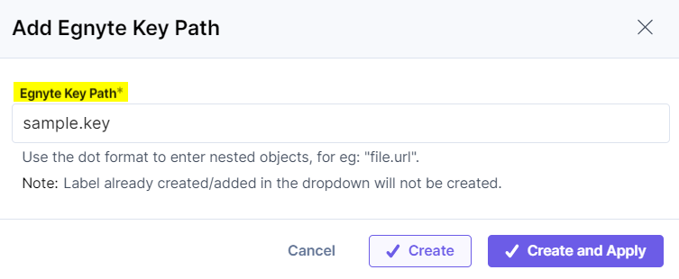 Egnyte-Configuration-Add-Key-Field
