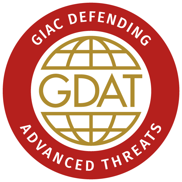 GIAC Defending Advanced Threats (GDAT)